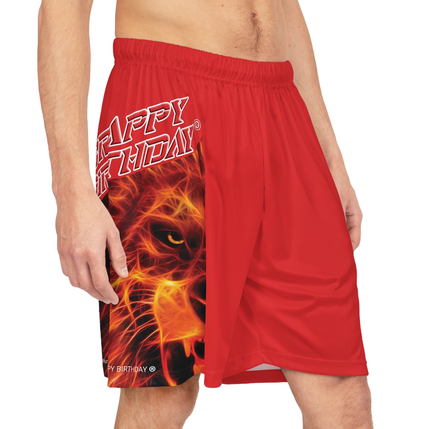 Crappy Birthday BougieBooty Baller Shorts - Red