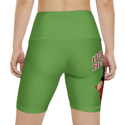 Ugly Neighbor II Women's Workout Shorts - Green