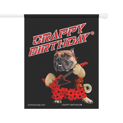 Crappy Birthday II Garden & House Banner