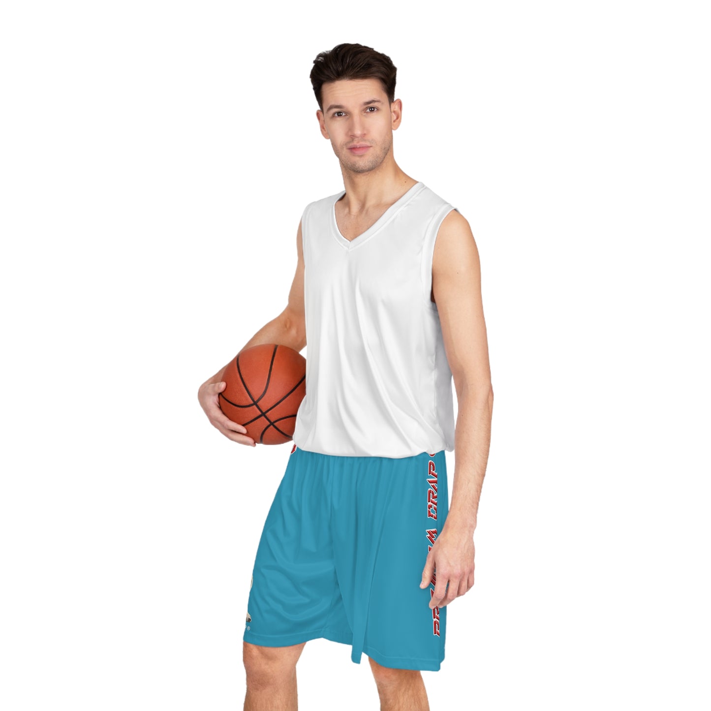 Premium Crap Basketball Shorts - Turquoise