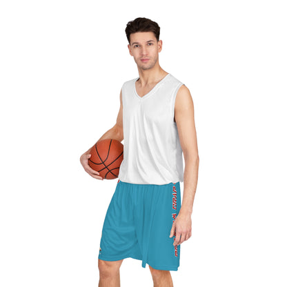 Premium Crap Basketball Shorts - Turquoise