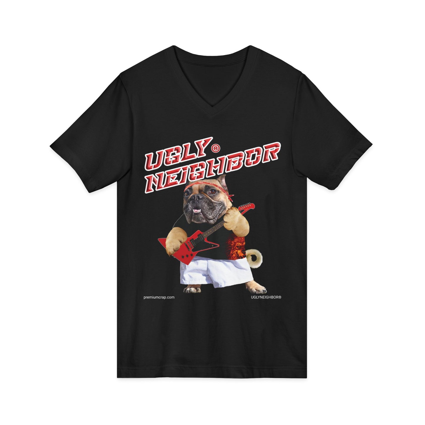 Ugly Neighbor Jersey Short Sleeve V-Neck Tee