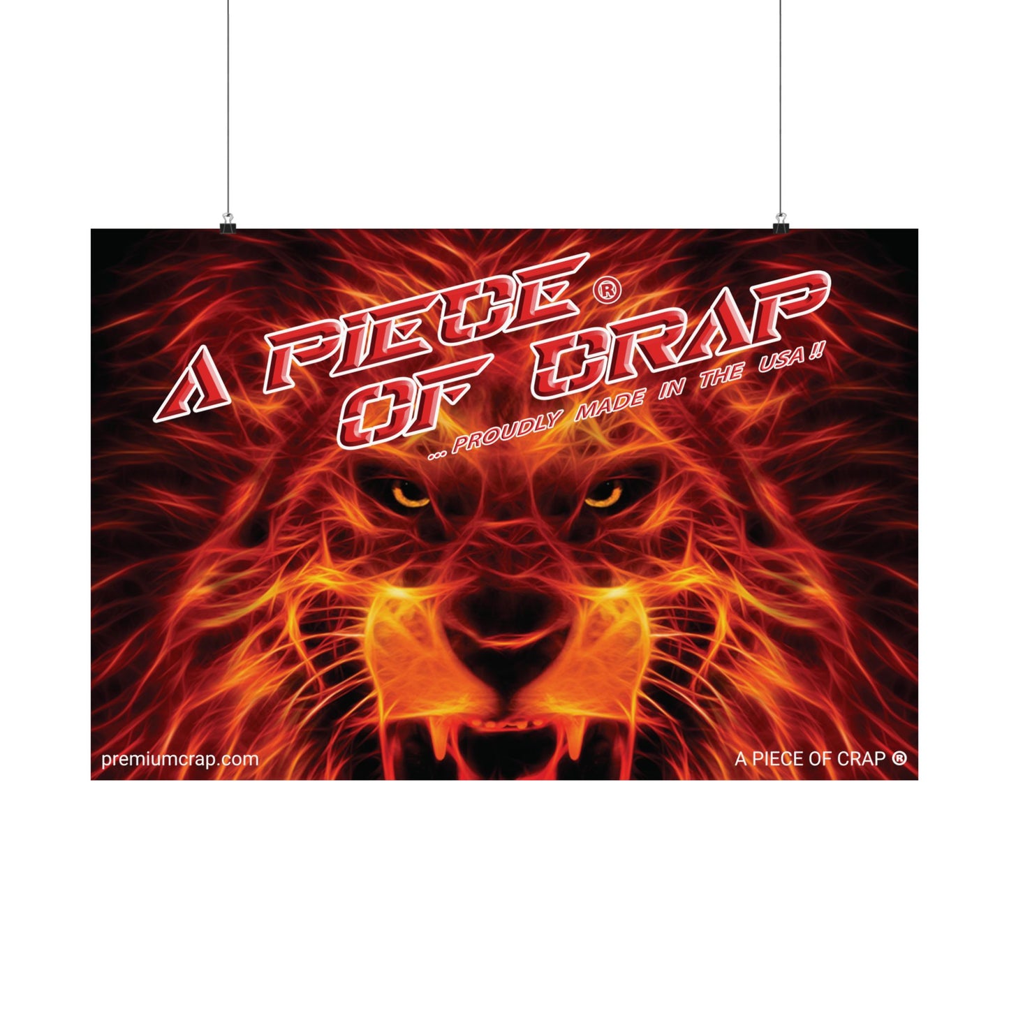 A Piece Of Crap Matte Horizontal Posters