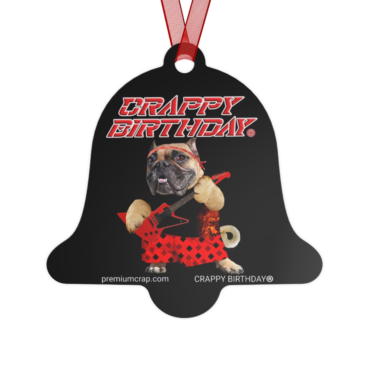 Crappy Birthday II Christmas Metal Ornaments