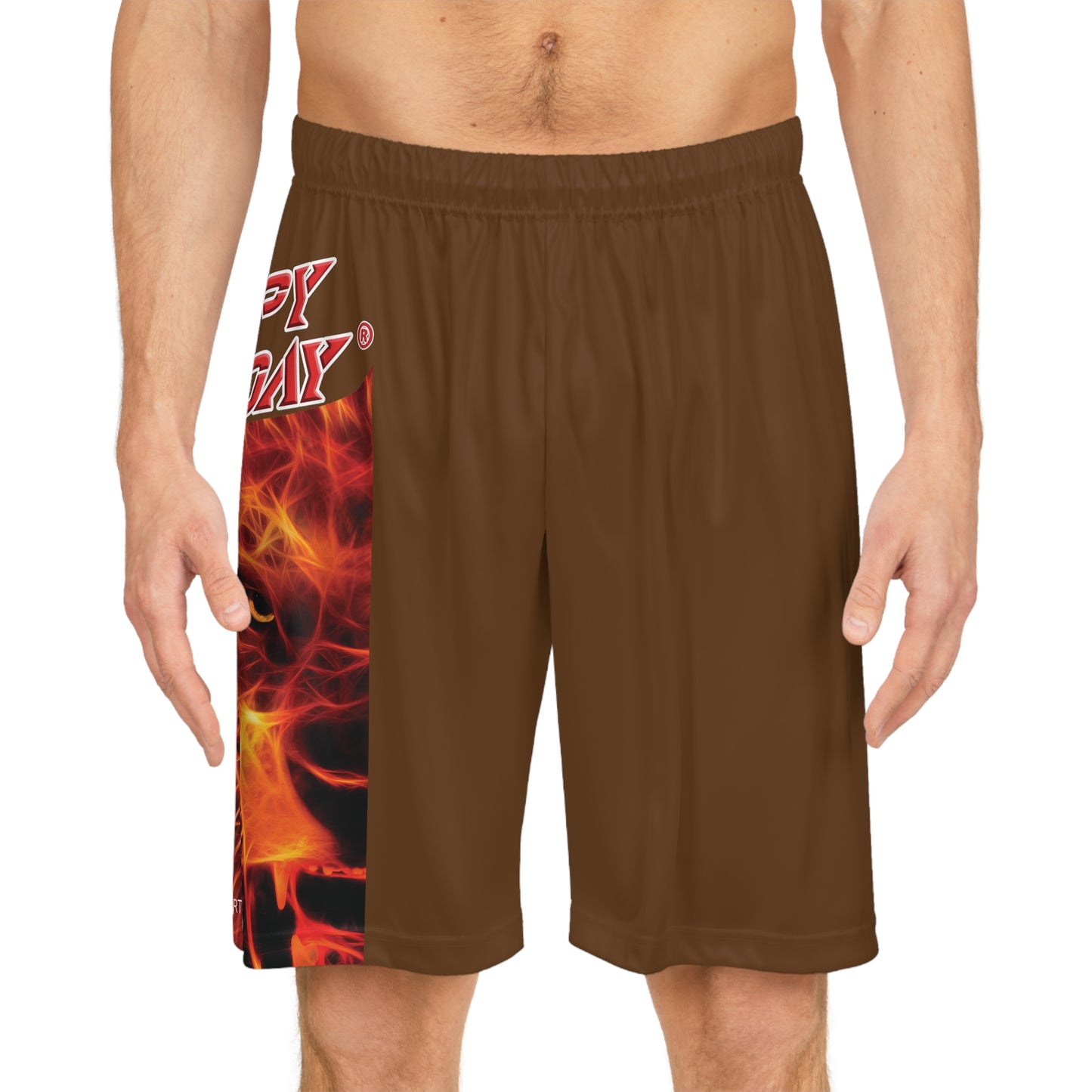 Crappy Birthday BougieBooty Baller Shorts - Brown