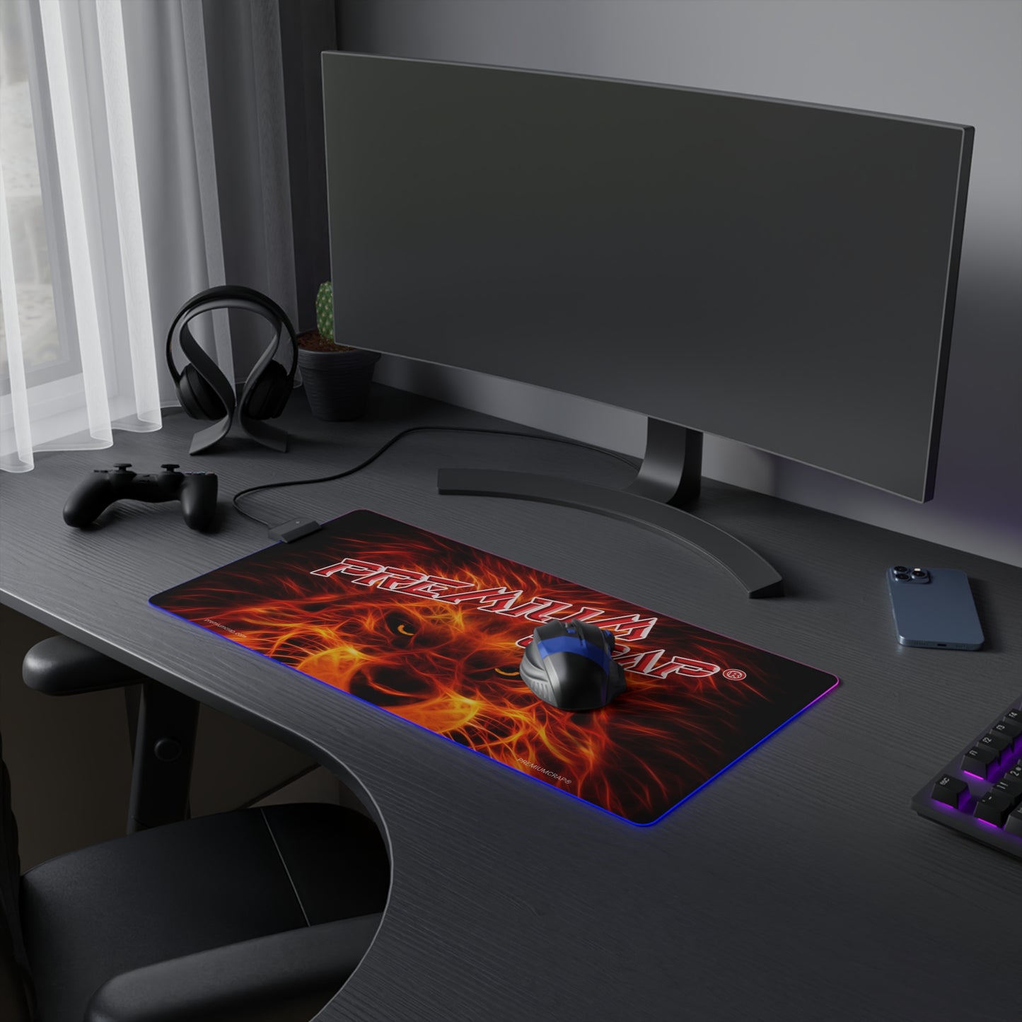 Premium Crap LED Gaming Mouse Pad