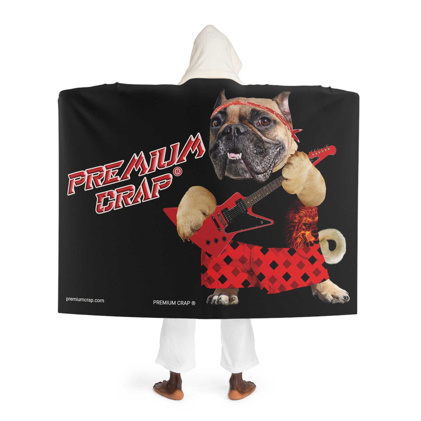 Premium Crap II Hooded Sherpa Fleece Blanket