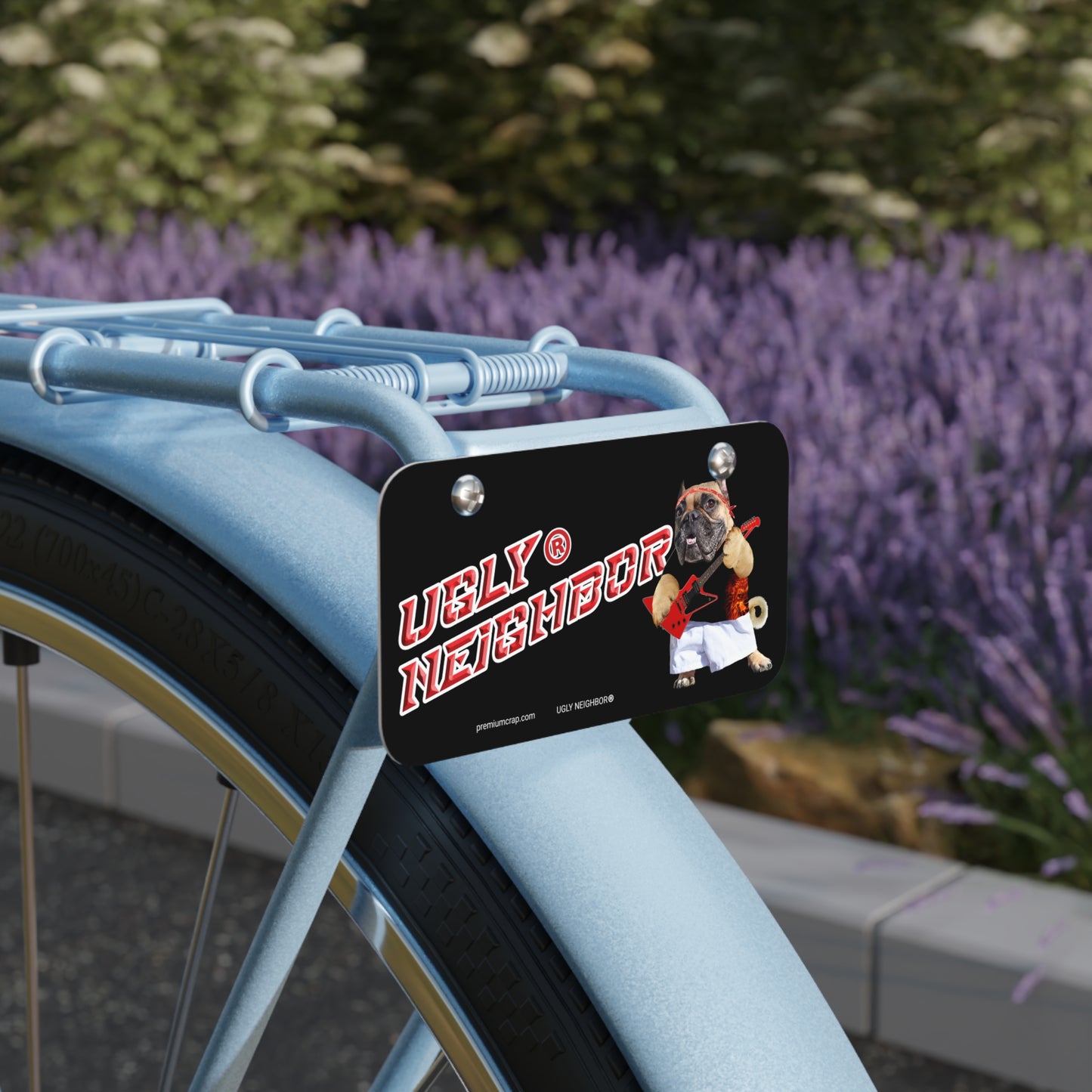 Ugly Neighbor Mini License Plate