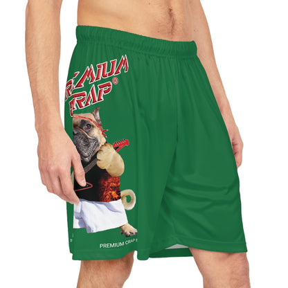 Premium Crap Basketball Shorts - Dark Green