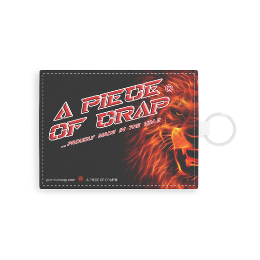 A Piece Of Crap Saffiano Leather Card Holder