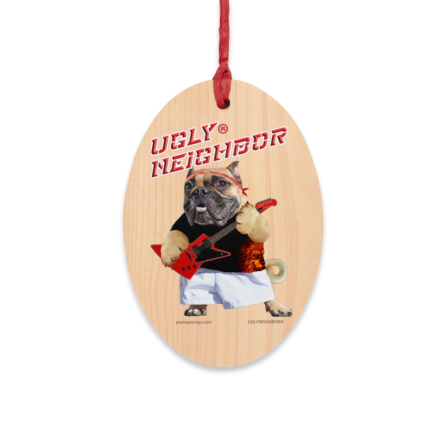 Ugly Neighbor II Wooden Ornaments