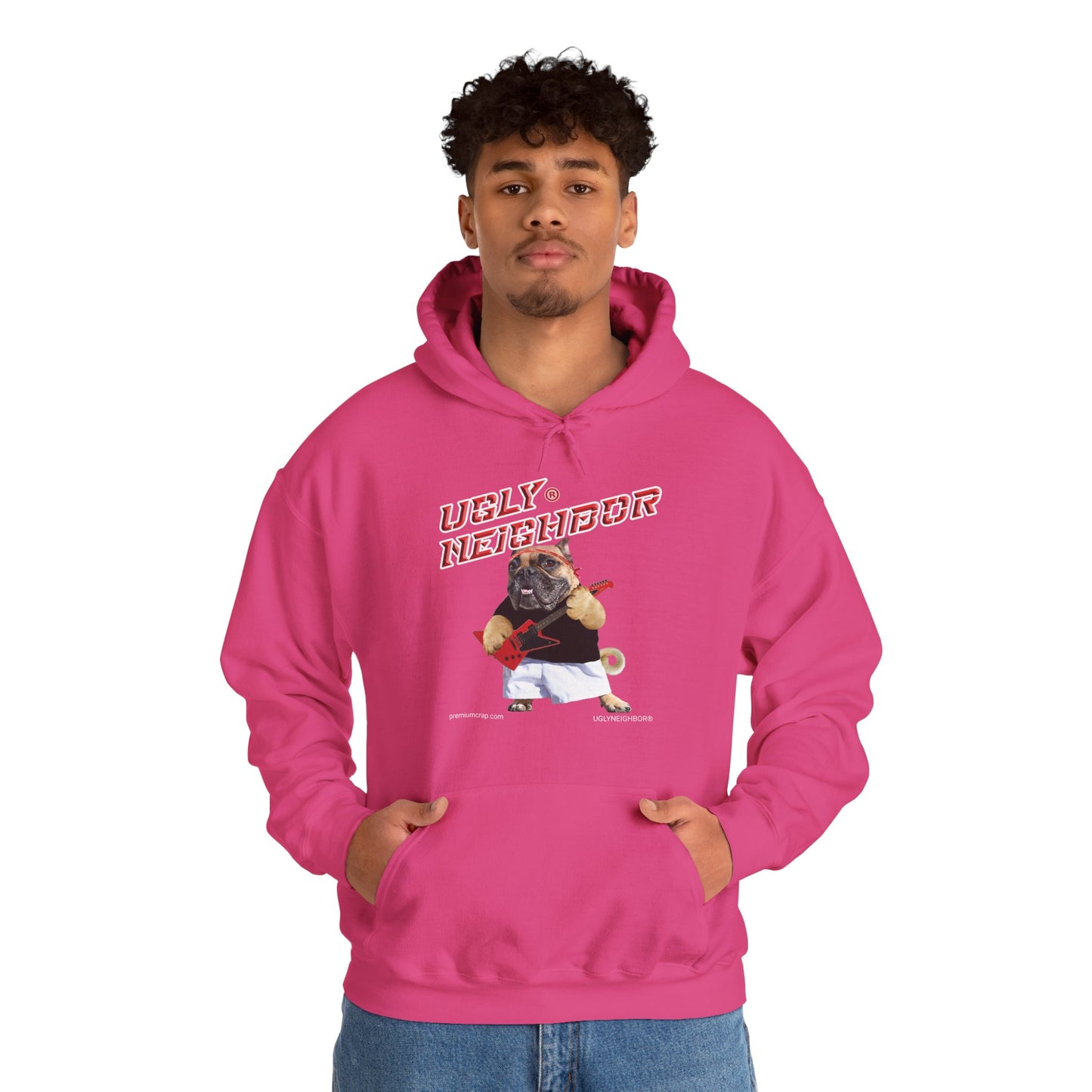 Ugly Neighbor Men's Heavy Blend Hooded Sweatshirt