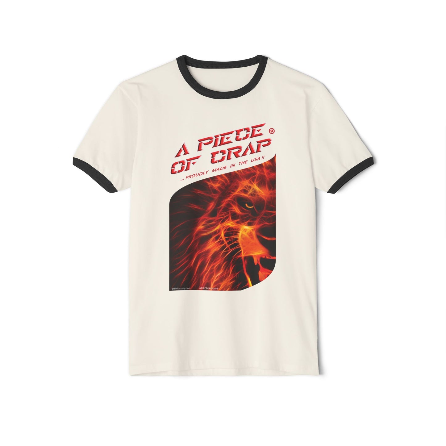 A Piece of Crap Cotton Ringer T-Shirt