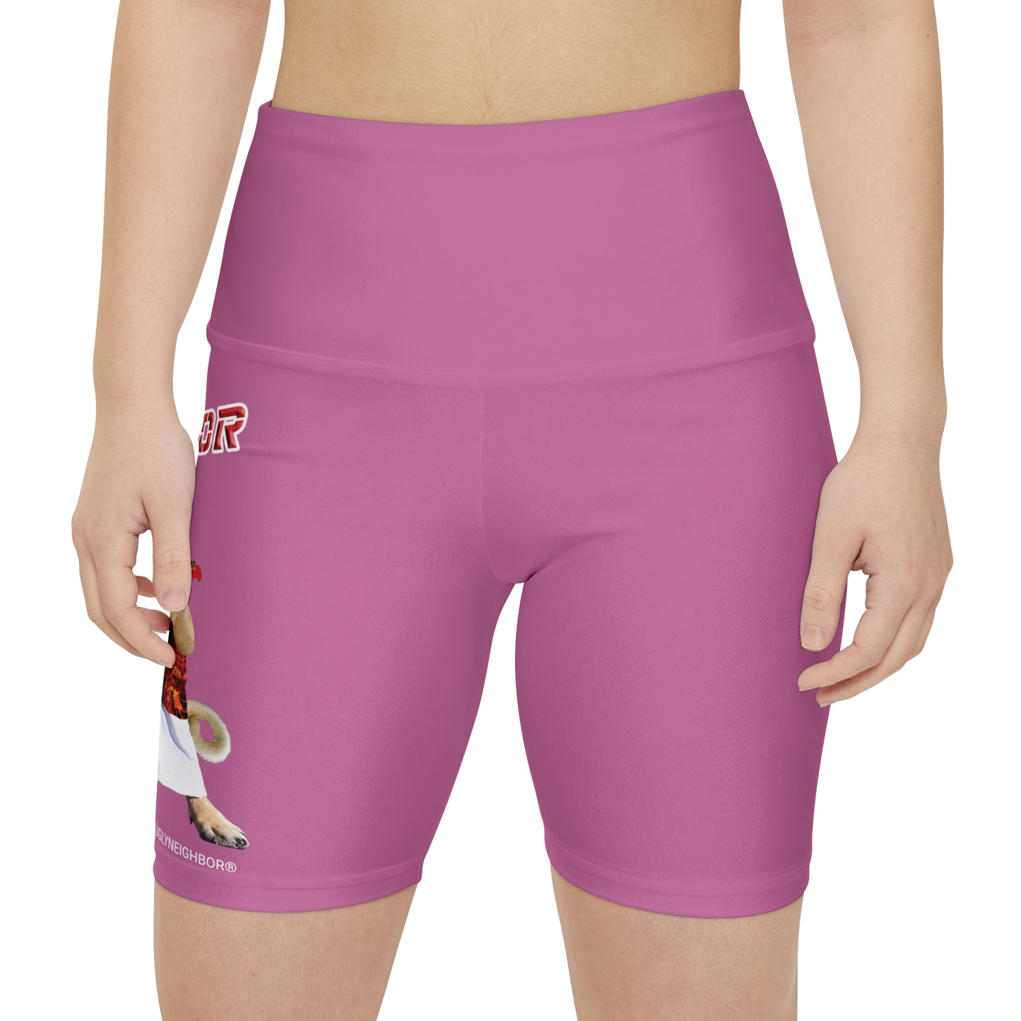 Ugly Neighbor WorkoutWit Shorts - Light Pink