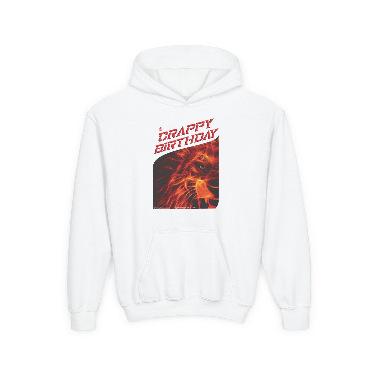 Crappy Birthday Youth Heavy Blend Hooded Sweatshirt