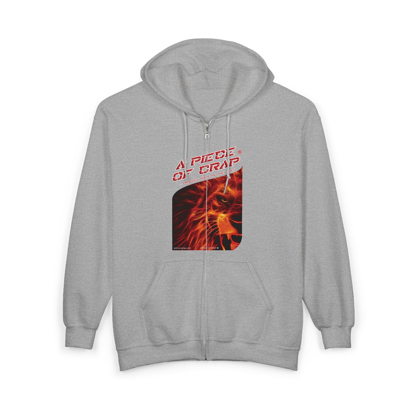 A Piece Of Crap Heavy Blend Full Zip Hooded Sweatshirt