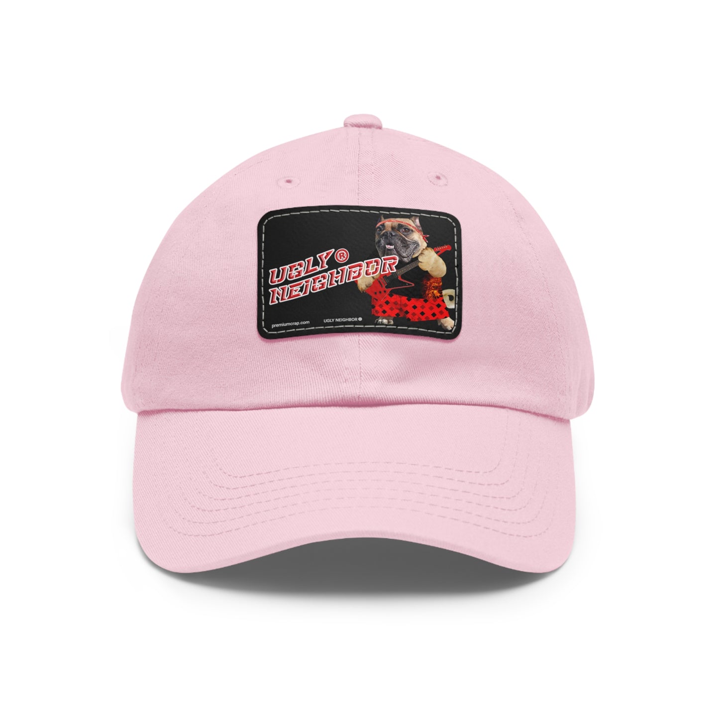 Ugly Neighbor II Dad Hat with Leather Patch (Rectangle)