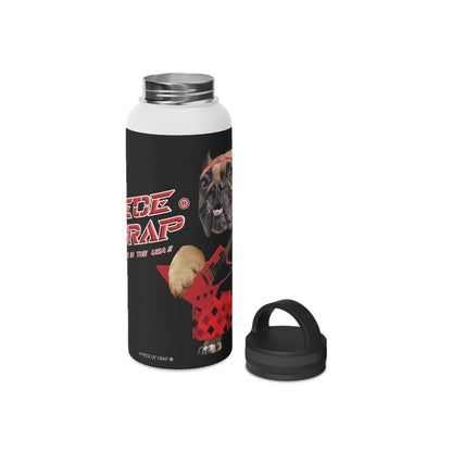 A Piece of Crap II Stainless Steel Water Bottle, Handle Lid