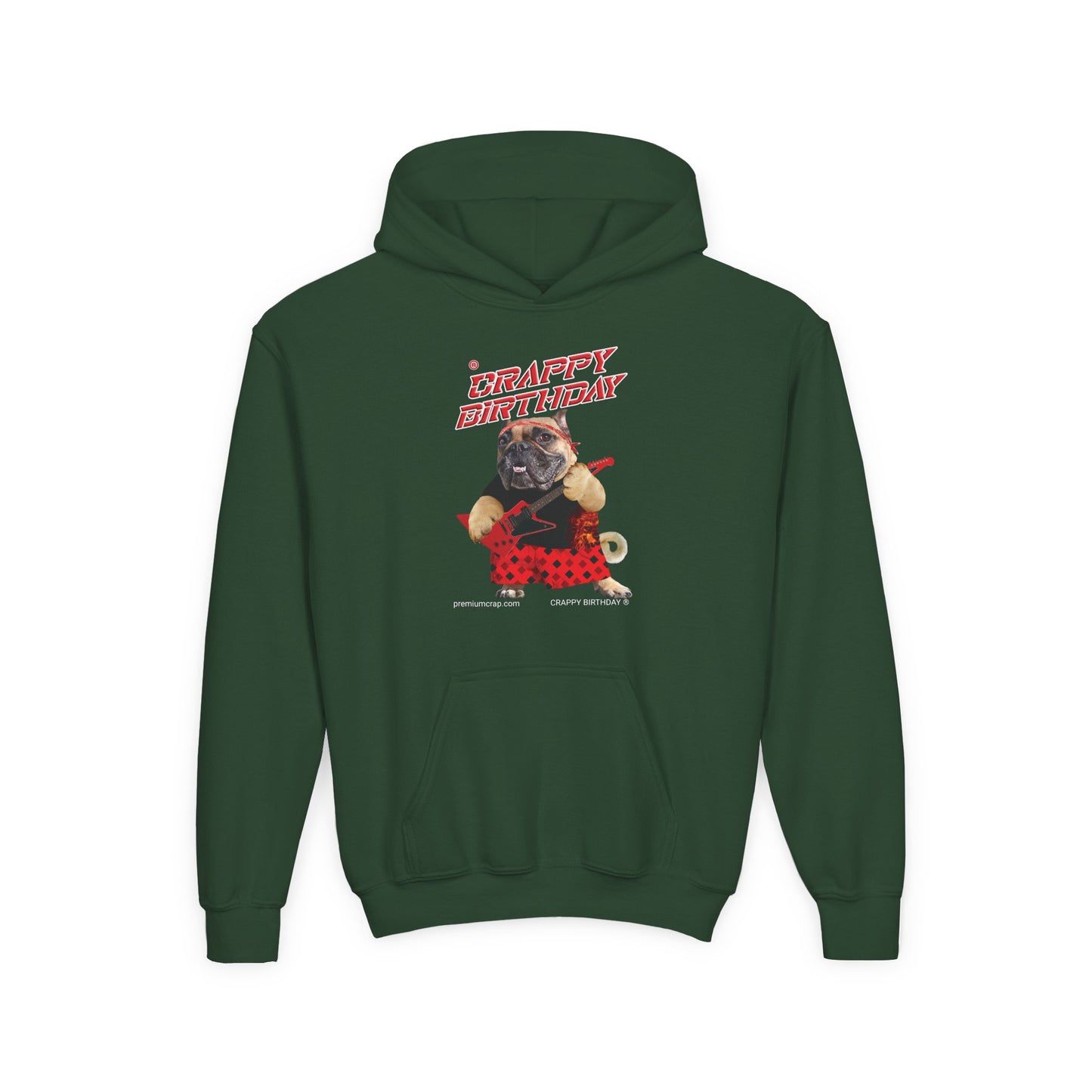 Crappy Birthday II Youth Heavy Blend Hooded Sweatshirt