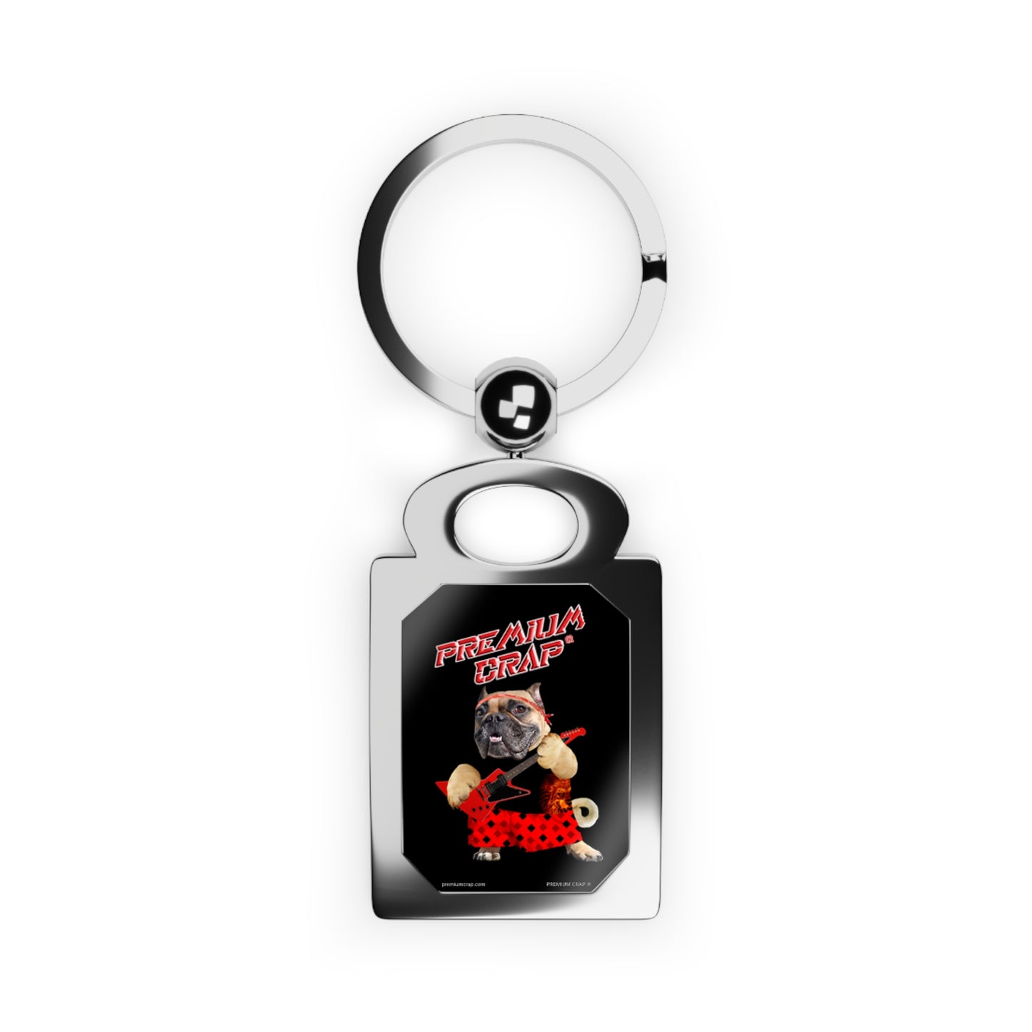 Premium Crap II Rectangle Photo Keyring