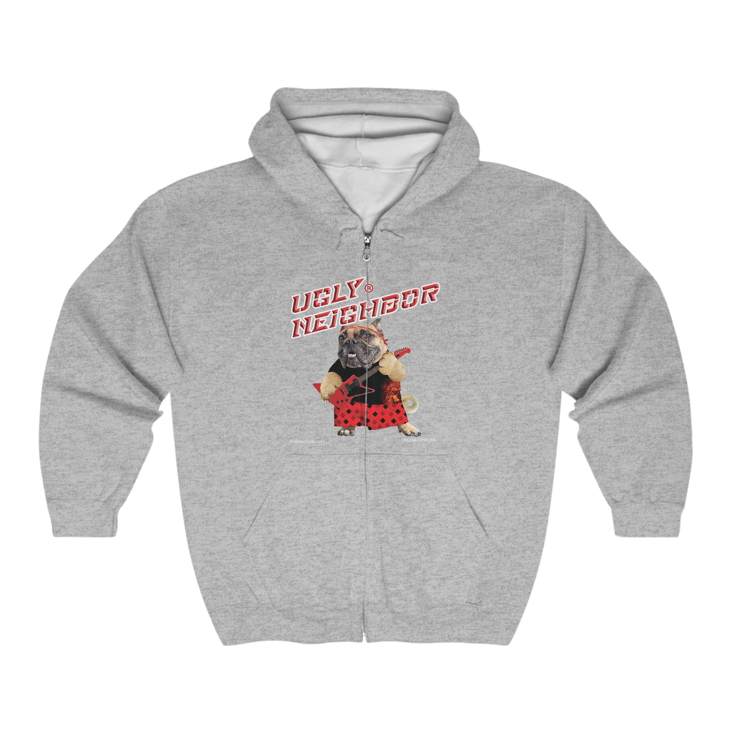 Ugly Neighbor II Heavy Blend Full Zip Hooded Sweatshirt