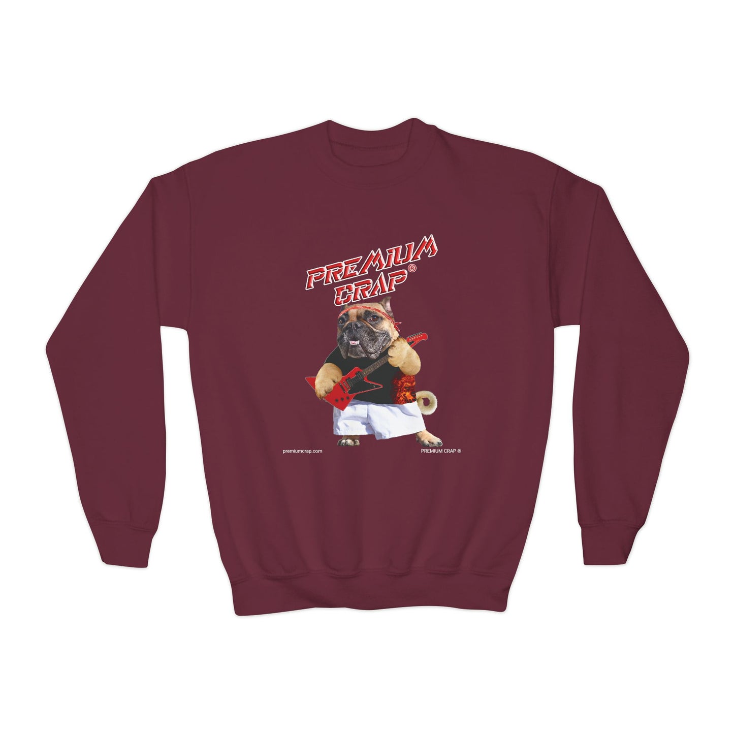 Premium Crap Youth Crewneck Sweatshirt