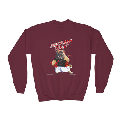Premium Crap Youth Crewneck Sweatshirt