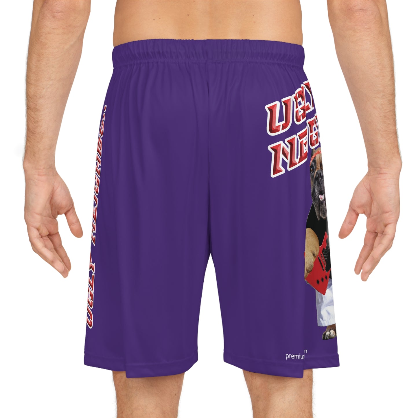 Ugly Neighbor BougieBooty Baller Shorts - Purple