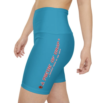 A Piece Of Crap WorkoutWit Shorts - Turquoise