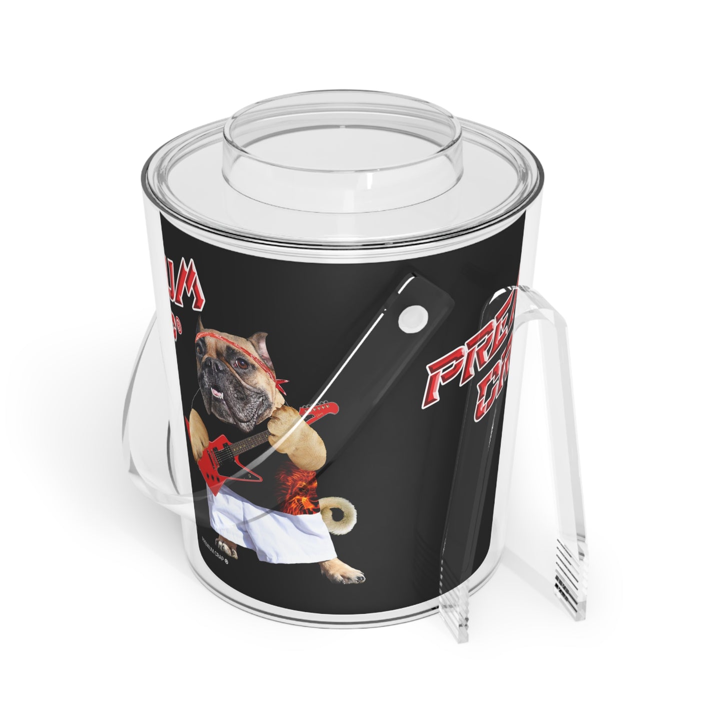 Premium Crap Ice Bucket with Free Tongs