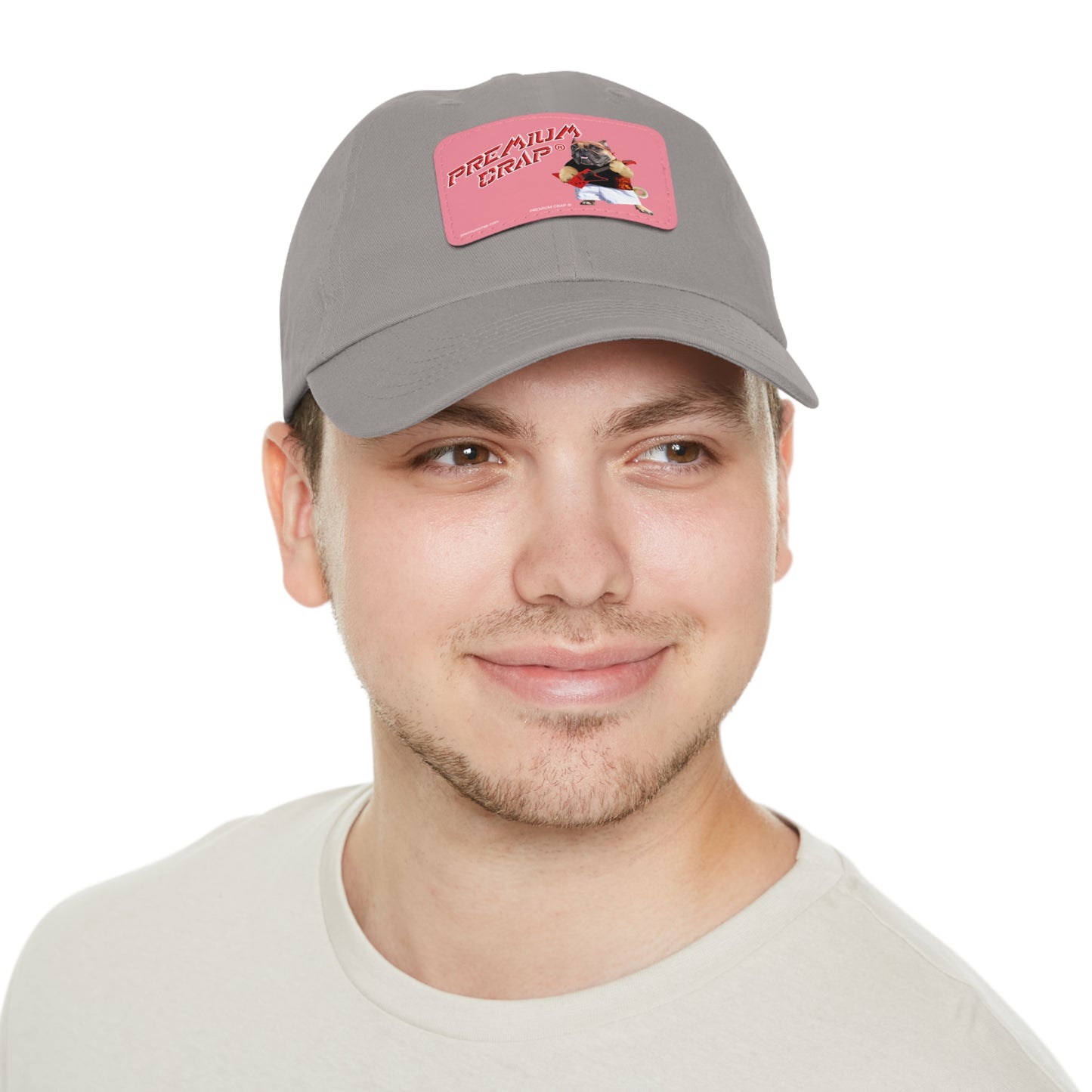 Premium Crap Dad Hat with Leather Patch (Rectangle)