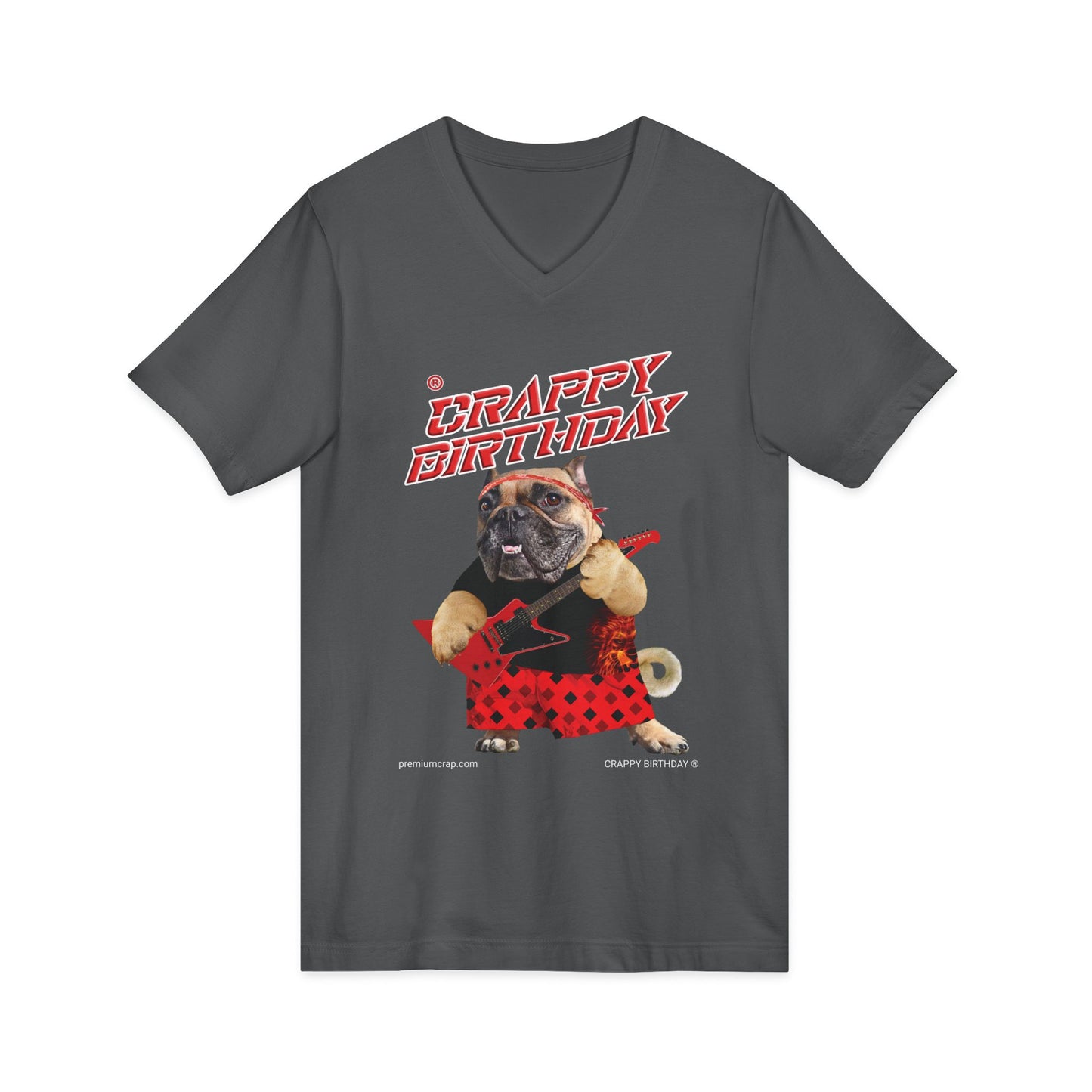 Crappy Birthday II Jersey Short Sleeve V-Neck Tee