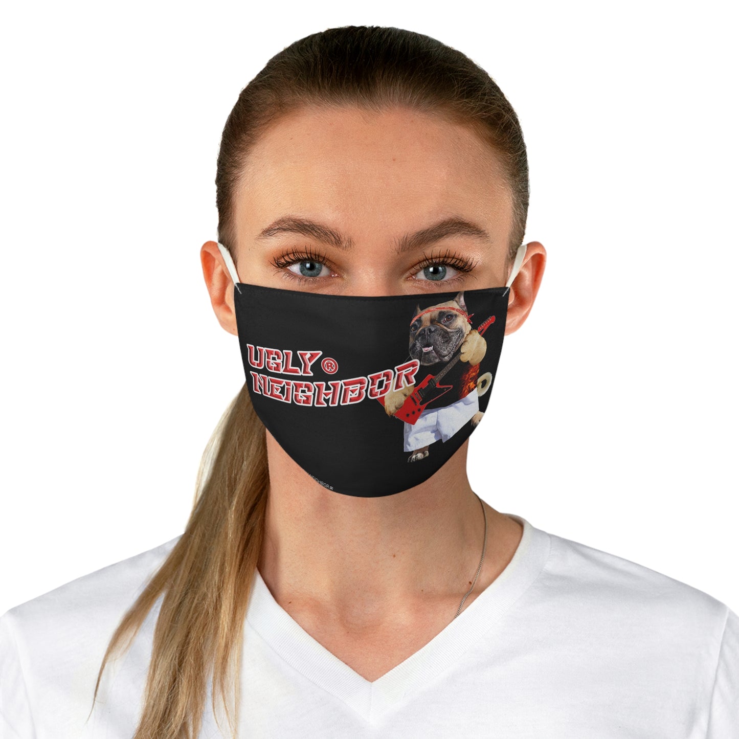 Ugly Neighbor Fabric Face Mask