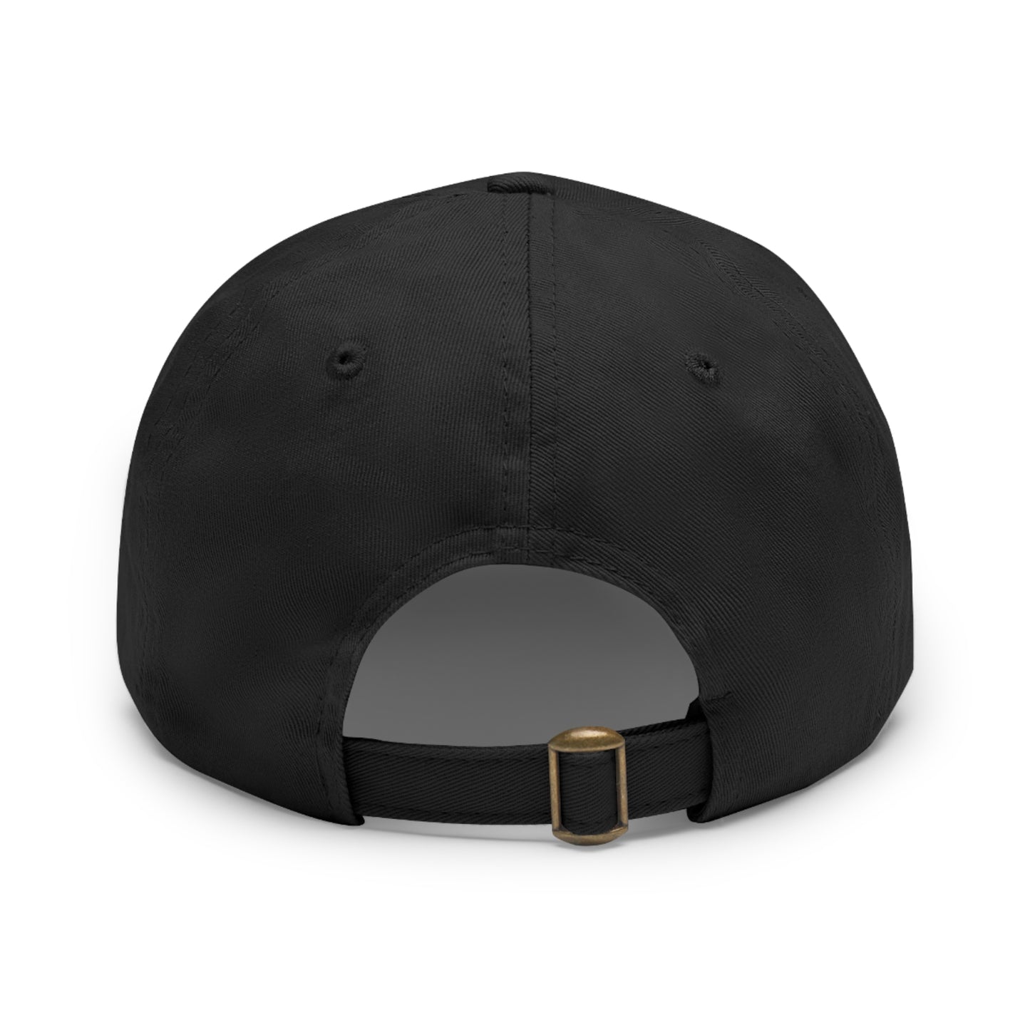 Premium Crap II Dad Hat with Leather Patch (Round)