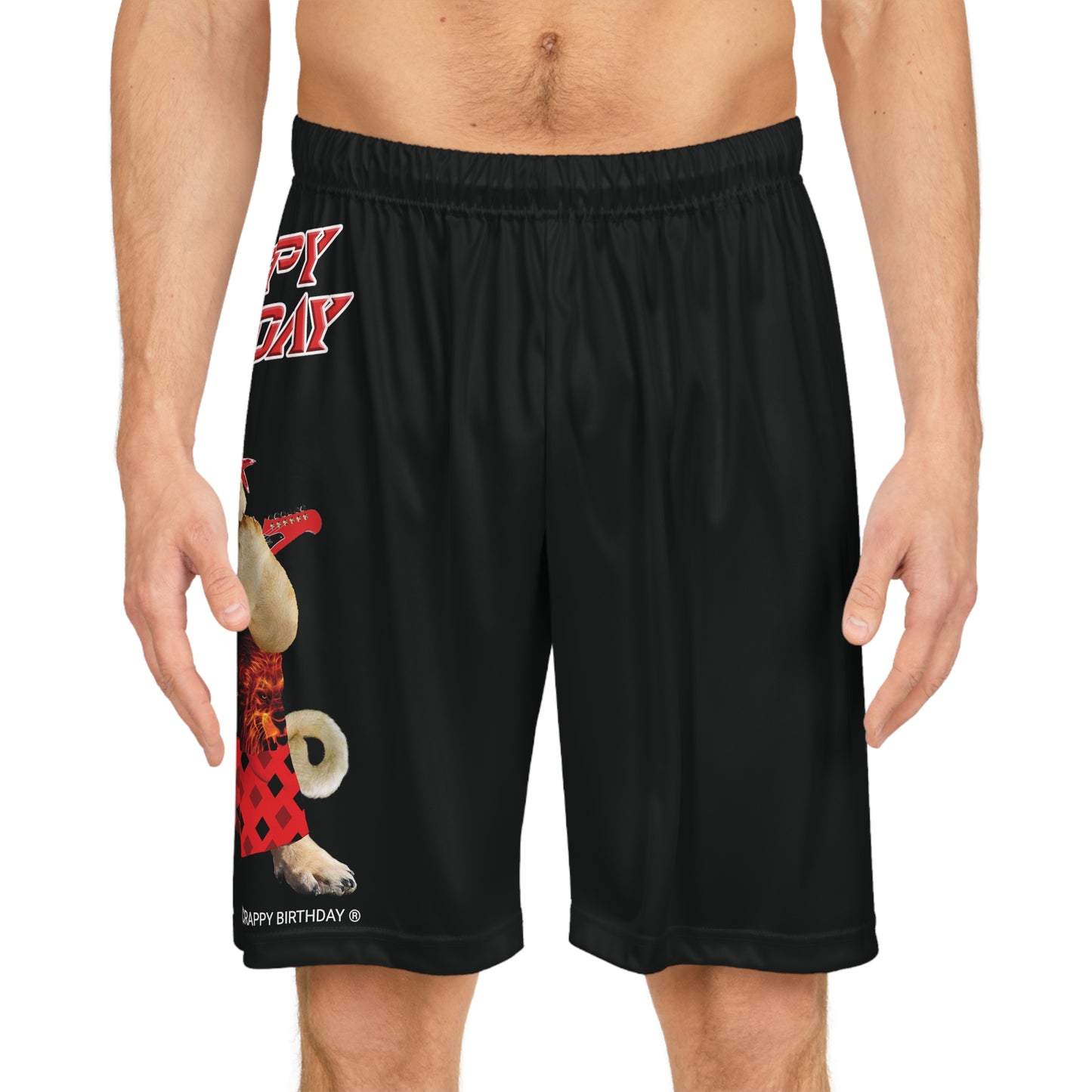 Crappy Birthday II Basketball Shorts - Black