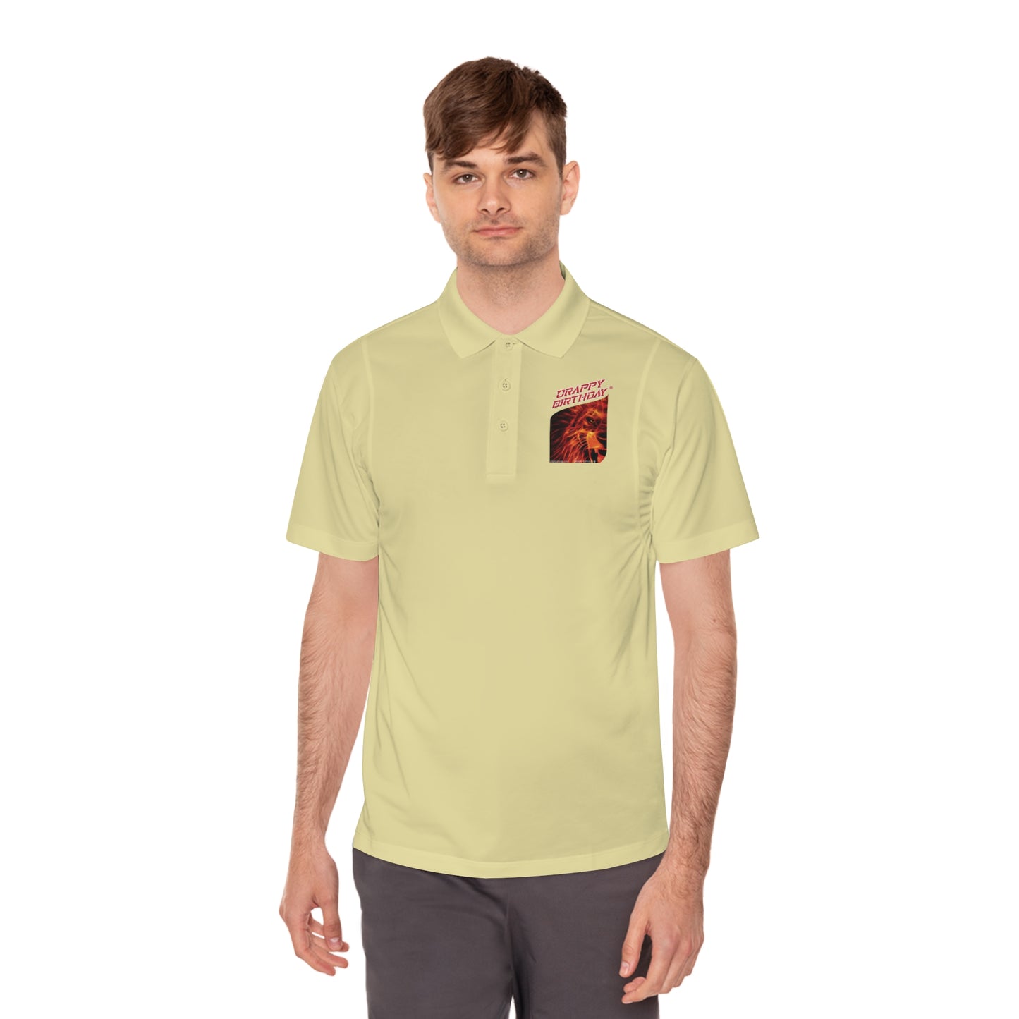 Crappy Birthday Men's Sport Polo Shirt