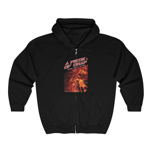A Piece Of Crap Full Zip Whimsy Hooded Sweatshirt