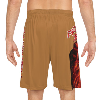 Premium Crap BougieBooty Baller Shorts - Light Brown