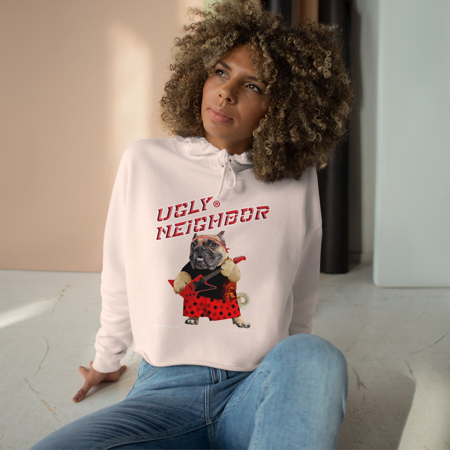 Ugly Neighbor II Crop Hoodie