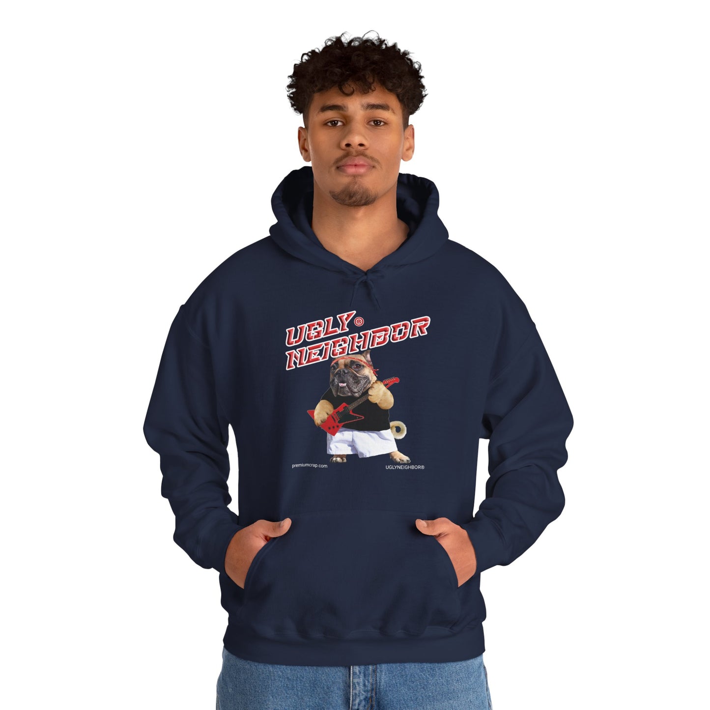 Ugly Neighbor Men's Heavy Blend Hooded Sweatshirt