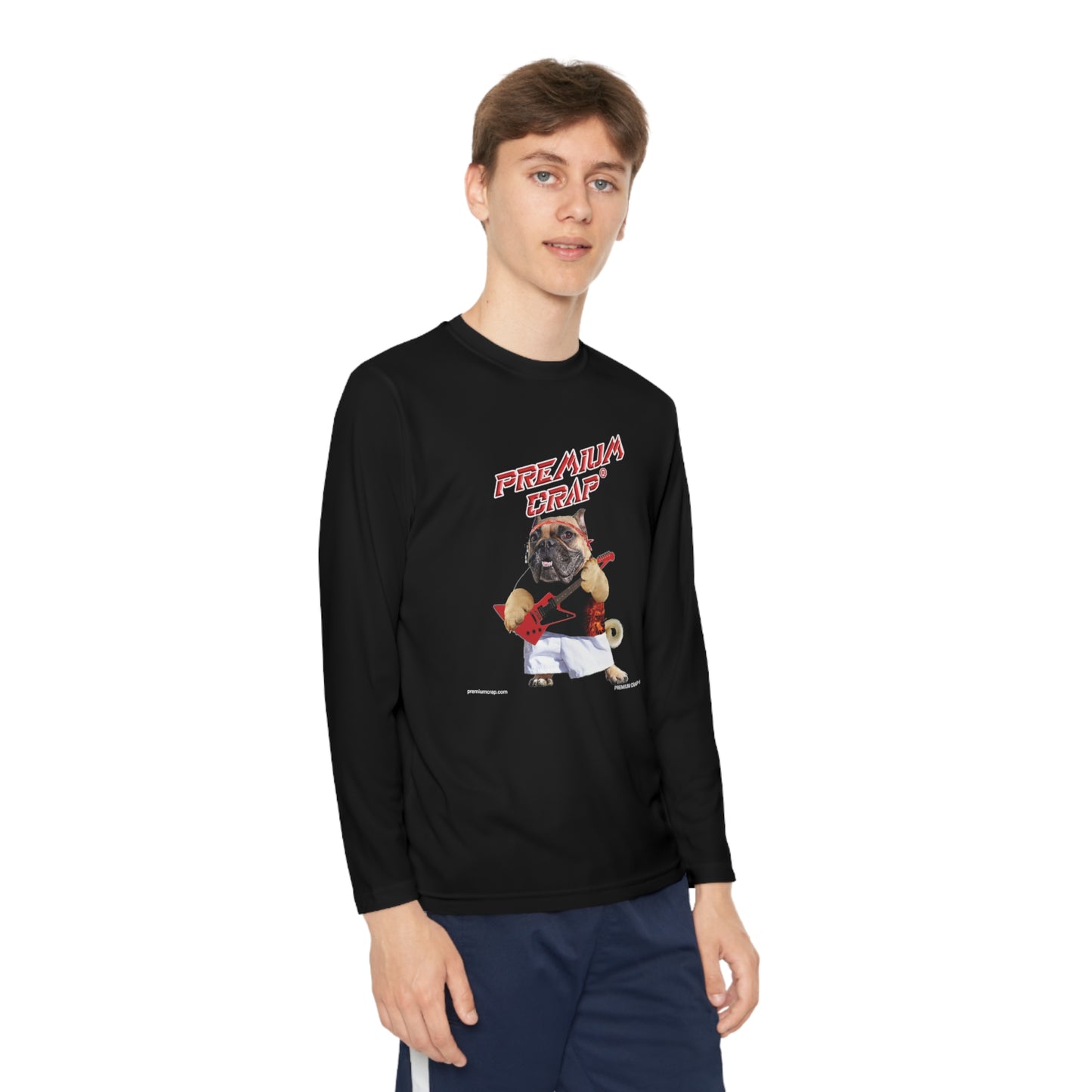 Premium Crap Youth Long Sleeve Competitor Tee