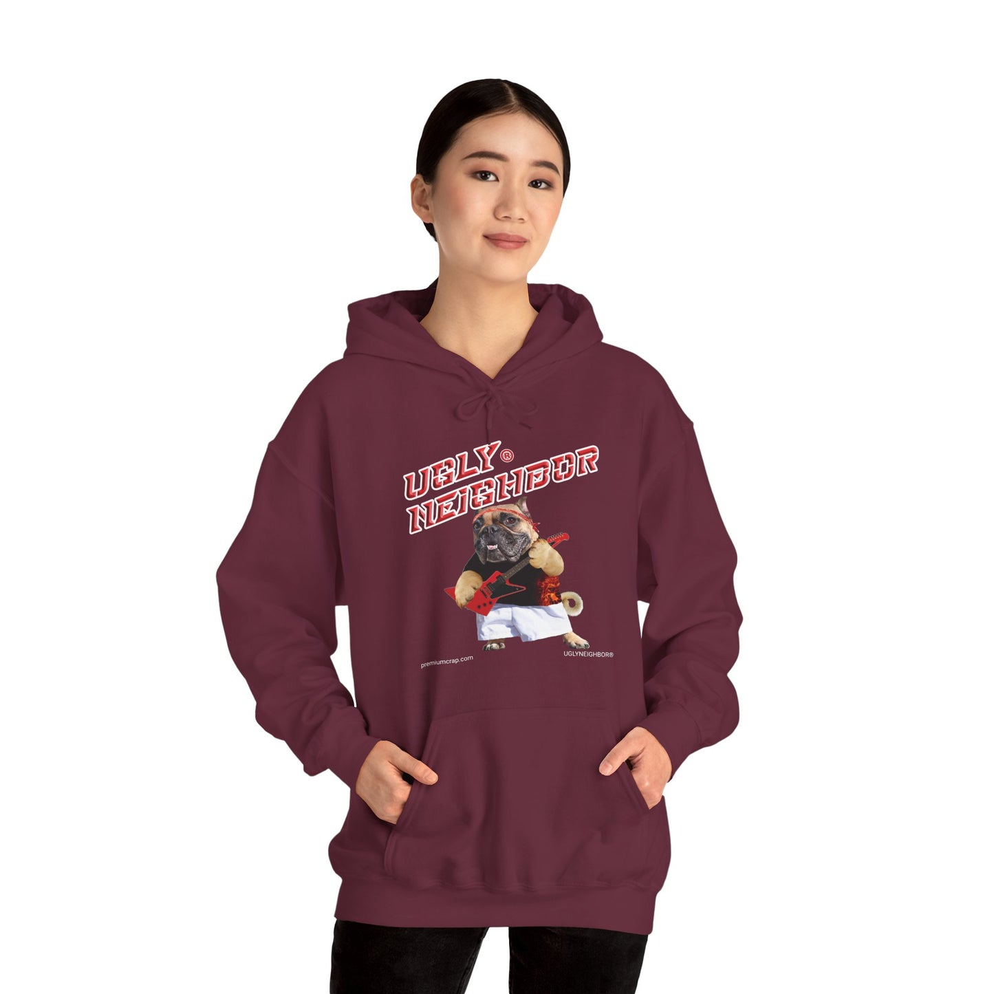 Ugly Neighbor Women's Heavy Blend Hooded Sweatshirt