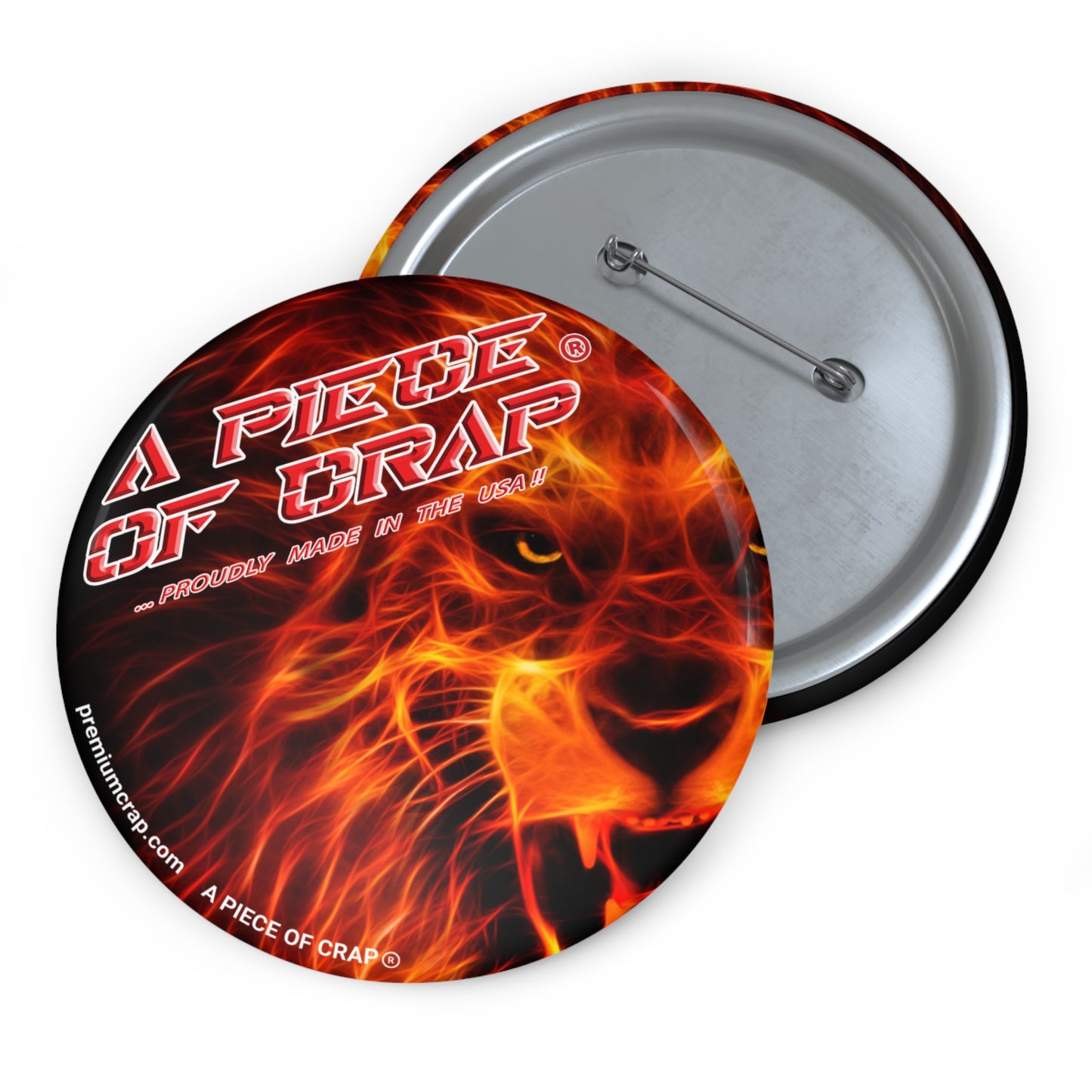 A Piece Of Crap Pin Buttons