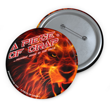 A Piece Of Crap Pin Buttons