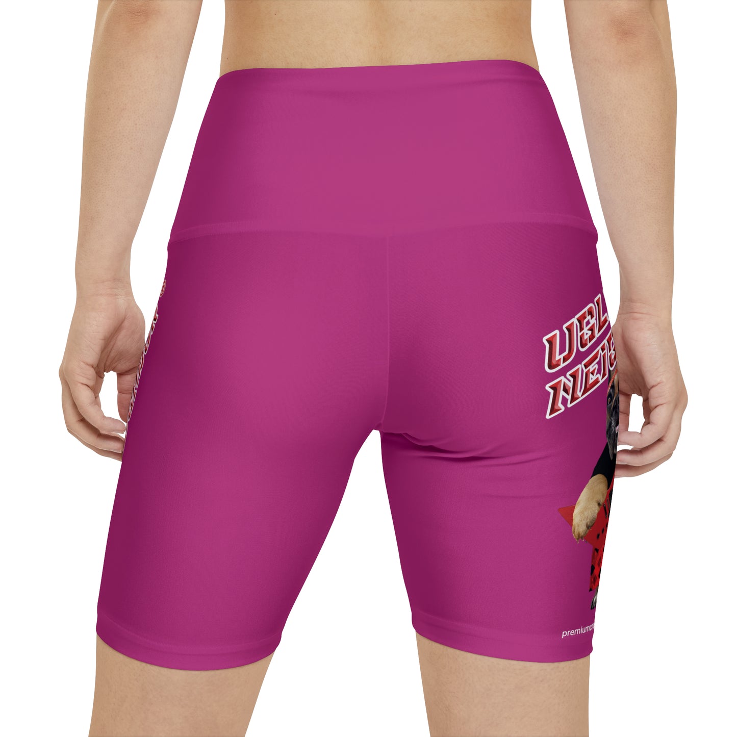 Ugly Neighbor II Women's Workout Shorts - Pink