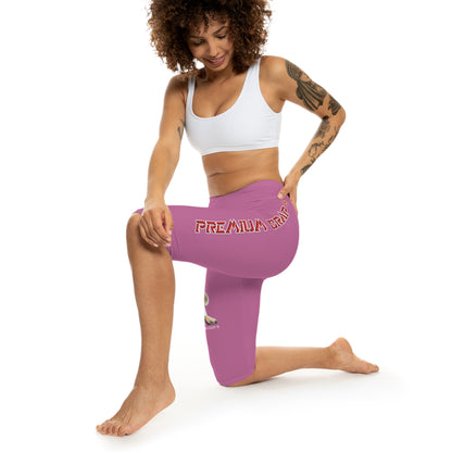 Premium Crap Women’s Capri Leggings - Light Pink