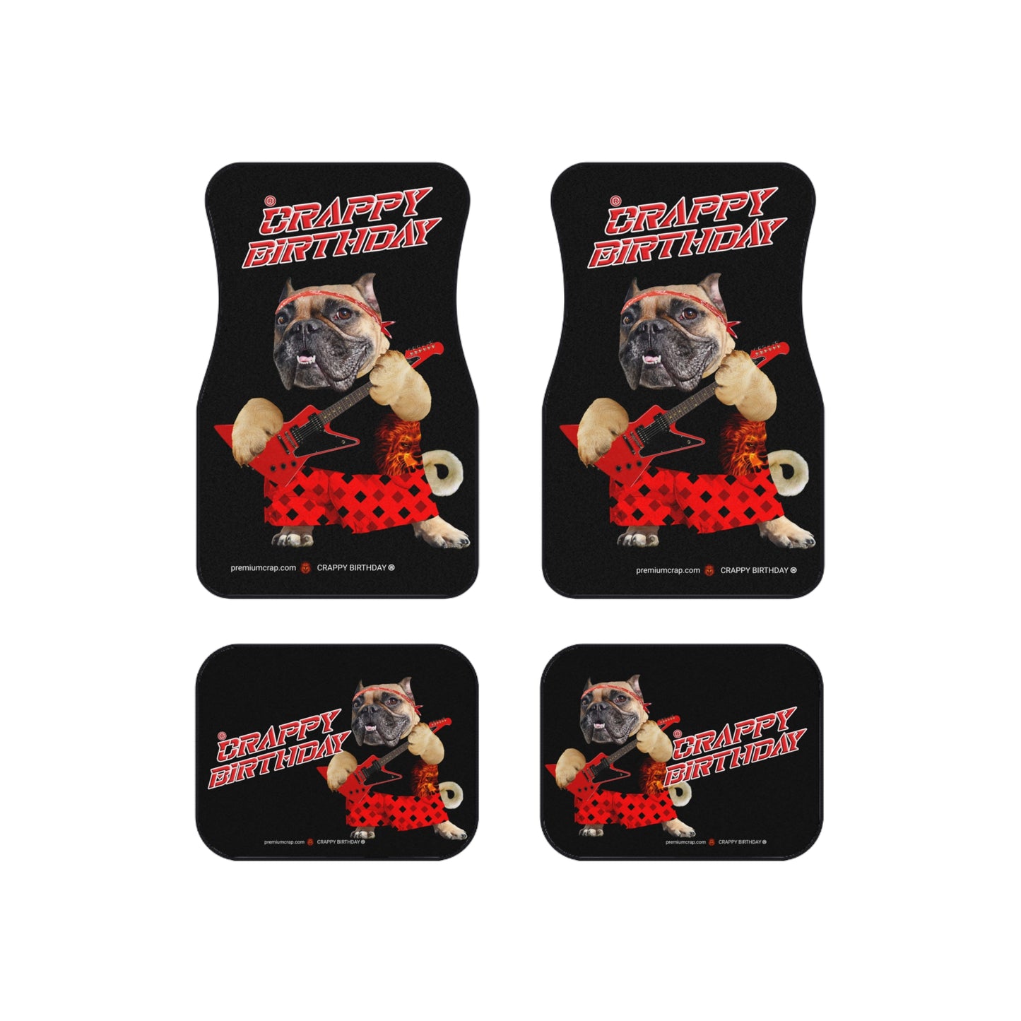 Crappy Birthday II Car Mats (Set of 4)