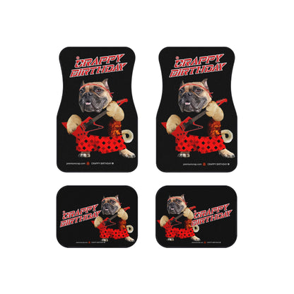 Crappy Birthday II Car Mats (Set of 4)