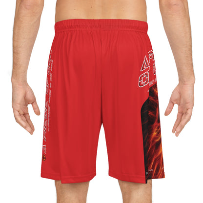 A Piece Of Crap BougieBooty Baller Shorts - Red