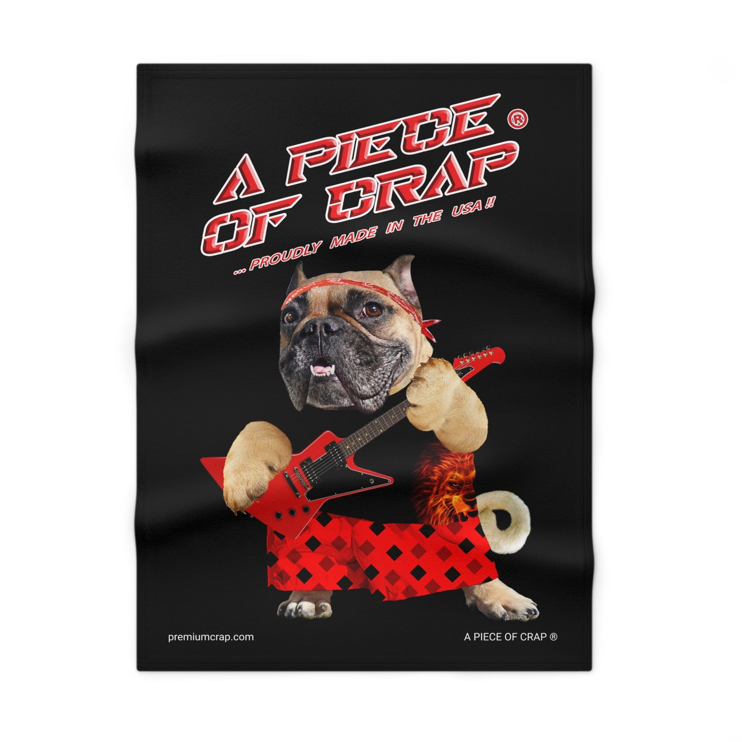 A Piece Of Crap II Soft Fleece Baby Blanket